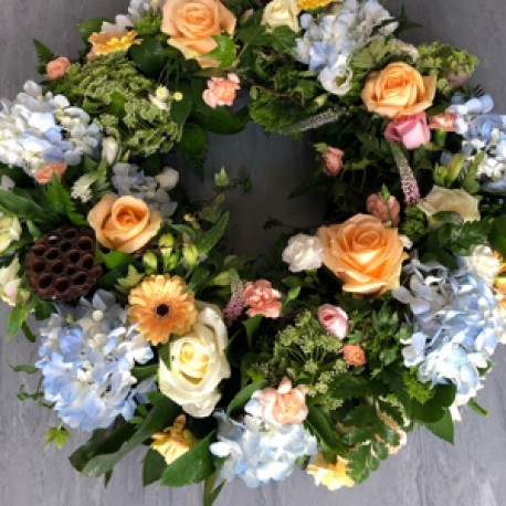 Biodegradable wreath