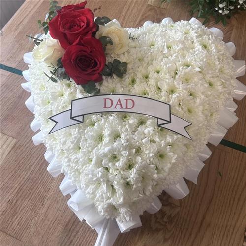Heart Funeral Tribute