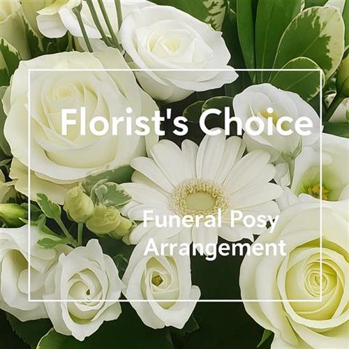 Florist Choice Funeral Posy Arrangement