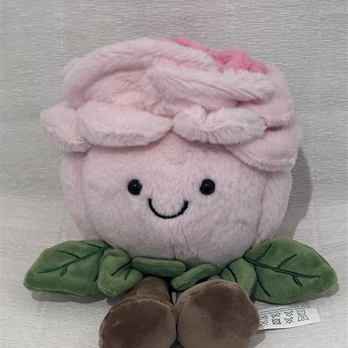 Pink rose soft toy 