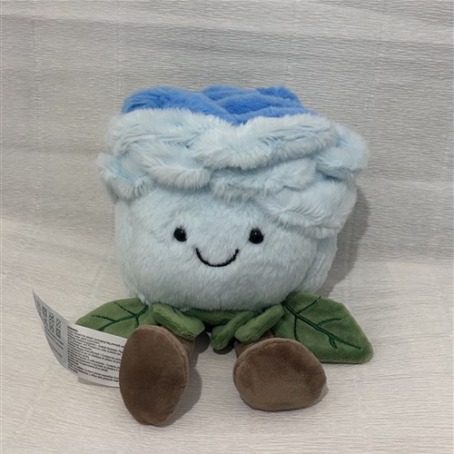 Blue rose soft toy