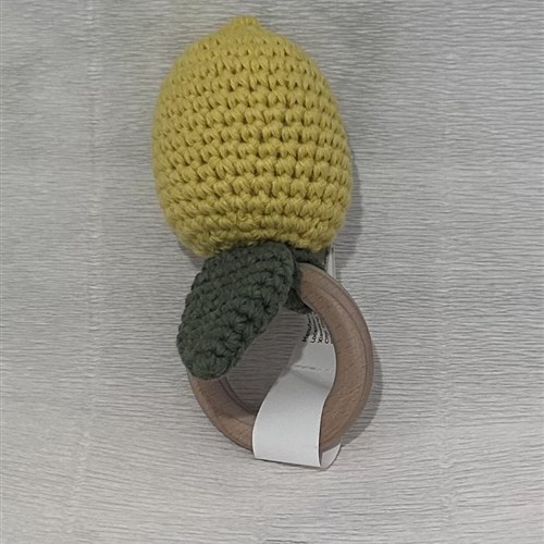 Lemon baby rattle