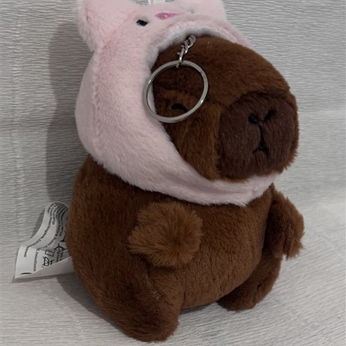 Capybara pig keyring 