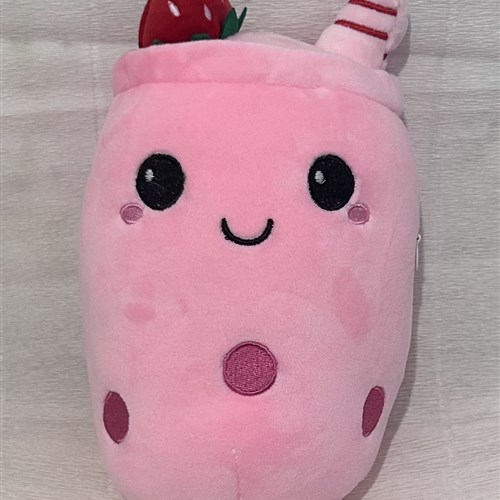 Medium boba milk tea plushy 