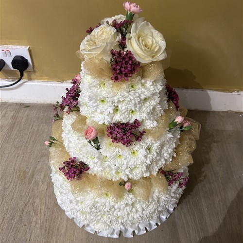 3 tier birthday cake 