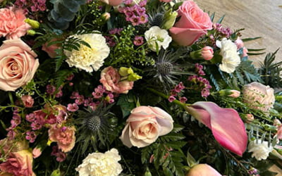 Thoughtful funeral flowers by Florabunda, Whitburn