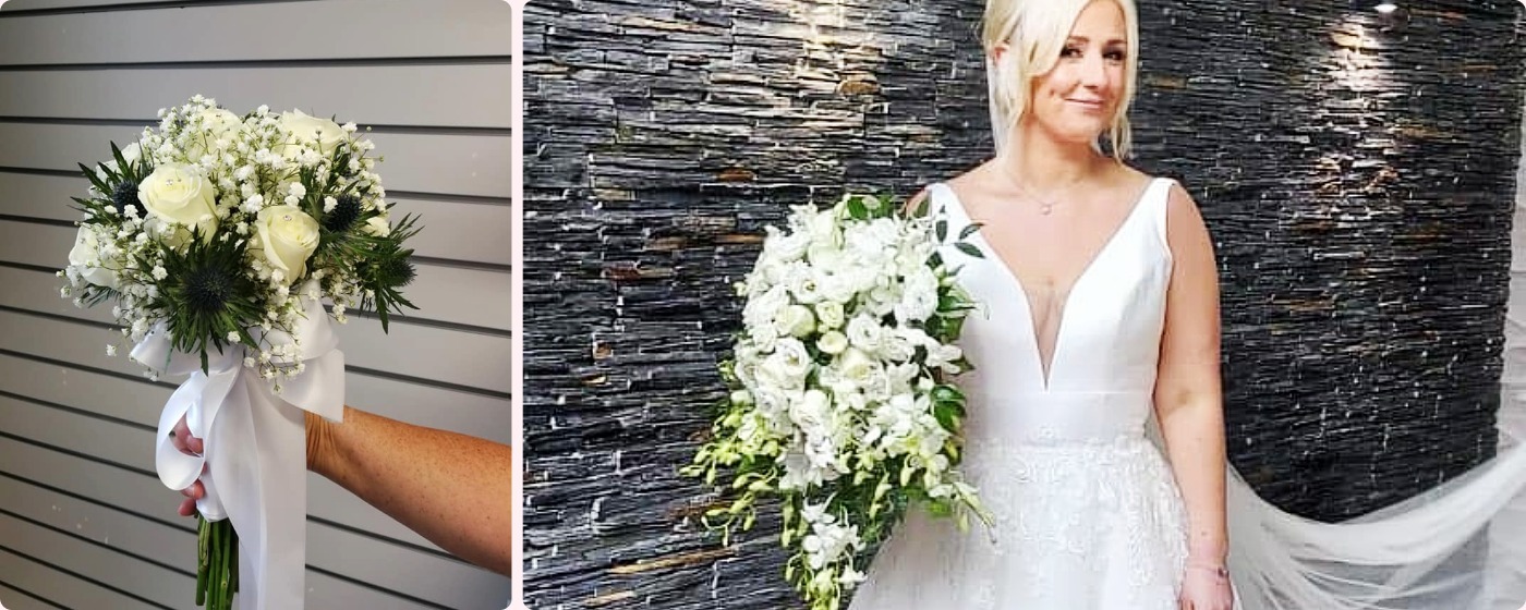 Wedding flowers from Florabunda in Whitburn