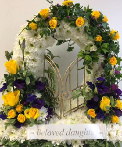 Gates of heaven Yellows - A gorgeous tribute for any loved one made in any colour