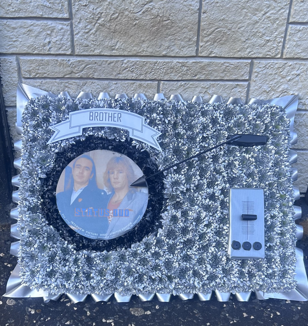 Status Quo - inspired floral tribute